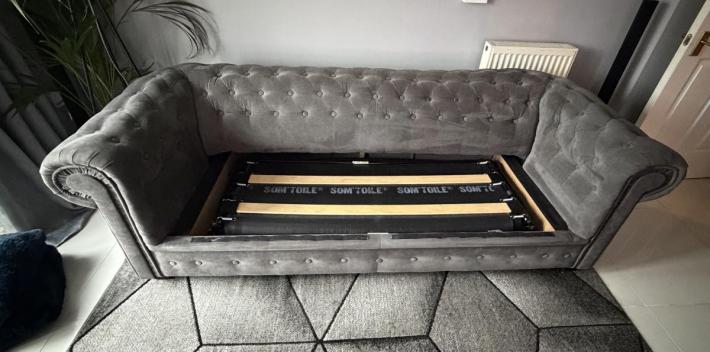 chesterfield 3 seater sofa bed
