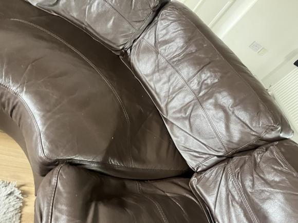 Sofa narożna skórzana