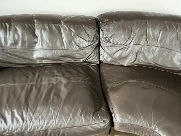 Sofa narożna skórzana