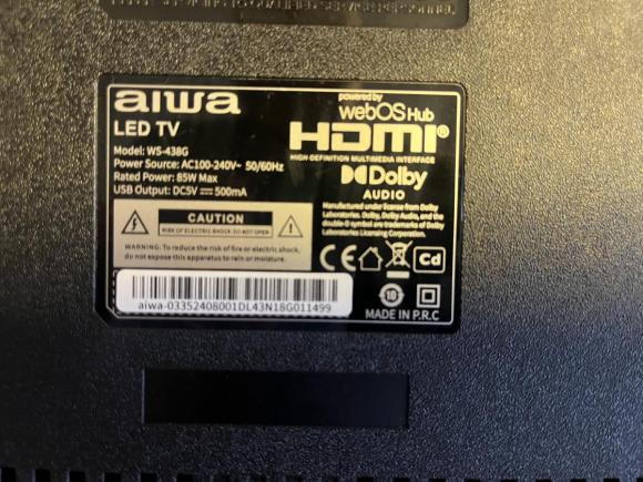 Aiwa 43 cale