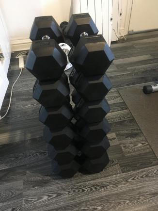 Hantle Hex + Stojak / 6par