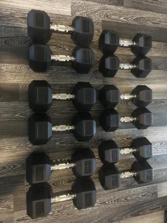 Hantle Hex + Stojak / 6par
