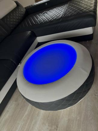 Luksusowa sofa narożna Berlin + stolik